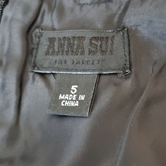 Anna Sui for Target Grey Black Lace Dress - Perfect for Fall - Picture 5 of 9